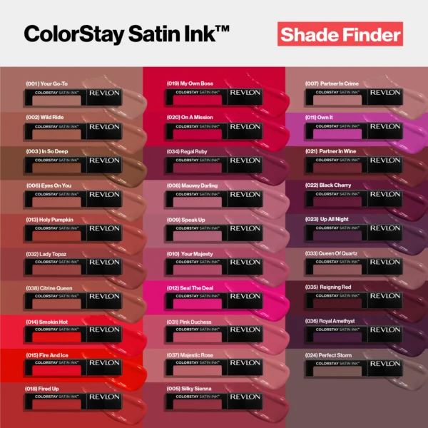 رژلب حجم دهنده مایع کالراستی رولون مدل Satin Ink - Image 2